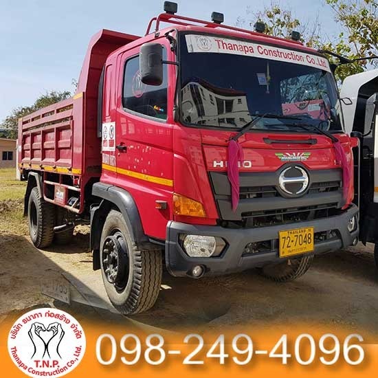 รถบรรทุกให้เช่าสมุทรปราการ ธนาภา ก่อสร้าง - หกล้อดั้ม ขนาด 5 คิว